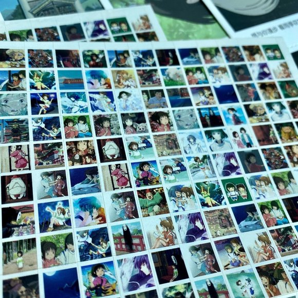 Spirited Away Postcard Pack 1660 Pieces, Stickers Art Cards Studio Ghibli Set - Picture 6 of 9